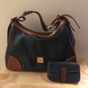 Dooney & Bourke Pebble Grain Leather Hobo Handbag